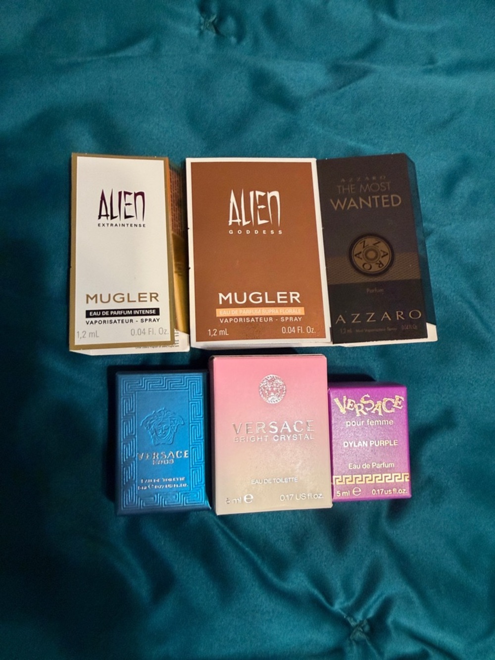 3 Versace Bright Crystal Eros Dylan Purple plus bonus samples